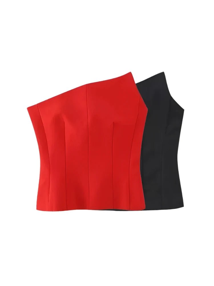 One - Shoulder Corset Top