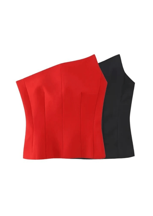 One - Shoulder Corset Top