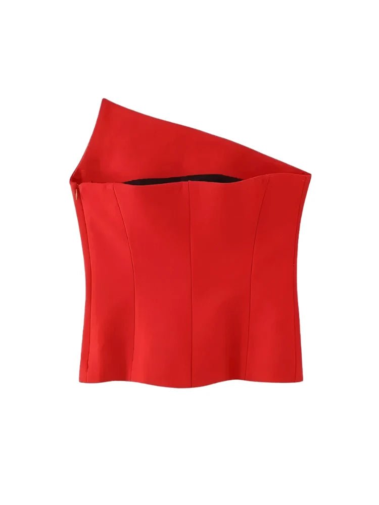 One - Shoulder Corset Top