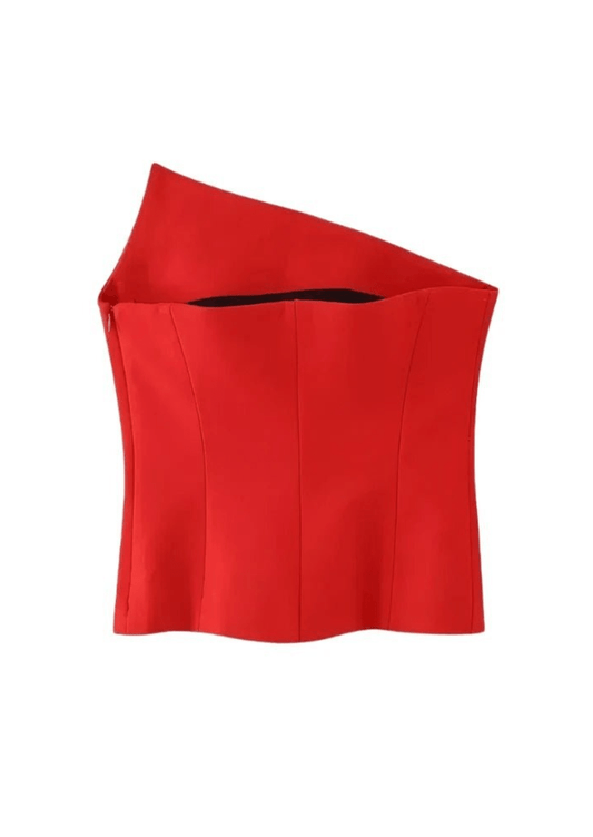 One - Shoulder Corset Top