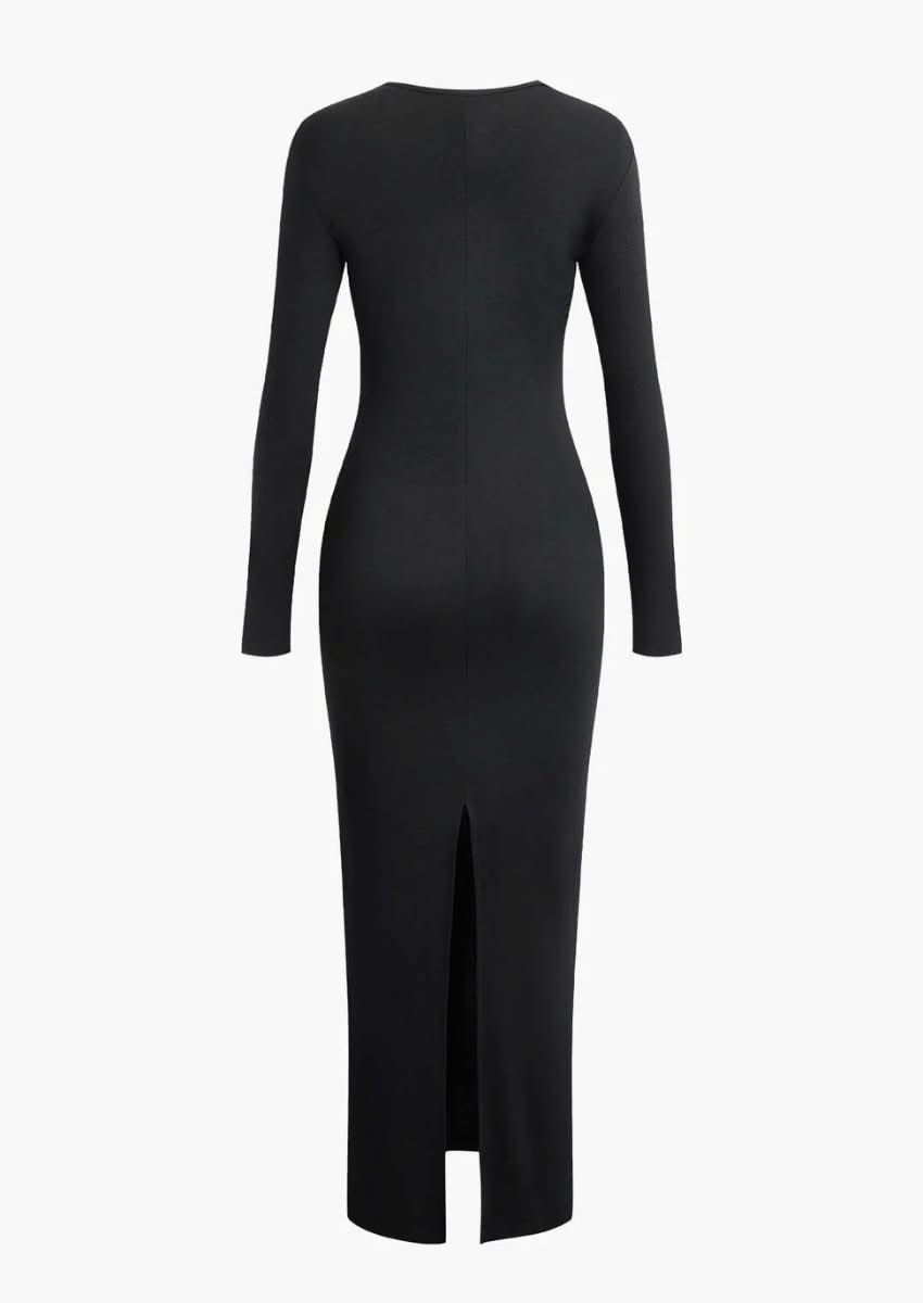 Women's Maxi Long Dress Black Dress Cocktail Dress Sheath Dress Formal Dress Stylish Sexy Regular Fit Plain Long Sleeve Asymmetrical Black Spring Fall Women's Maxi Long Dress Black Dress Cocktail Dress Sheath Dress Formal Dress Stylish Sexy Regular Fit Plain Long Sleeve Asymmetrical Black Spring Fall