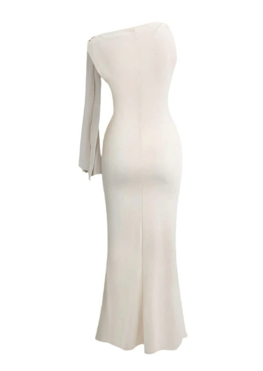 One shoulder Maxi Dress