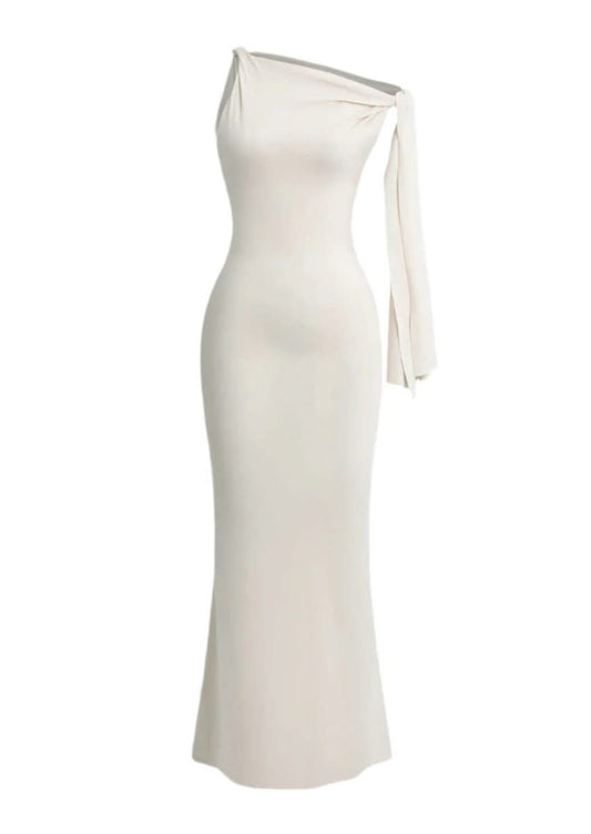 One shoulder Maxi Dress