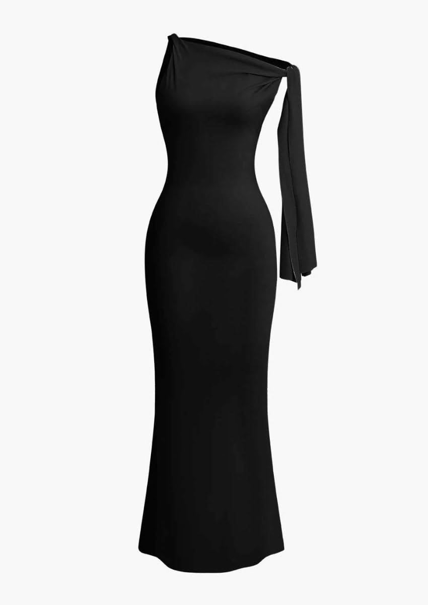 One Shoulder Maxi Dress | Mabel Love Co One Shoulder Maxi Dress | Mabel Love Co