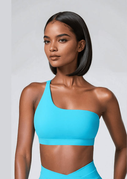 One Shoulder Sports Bra