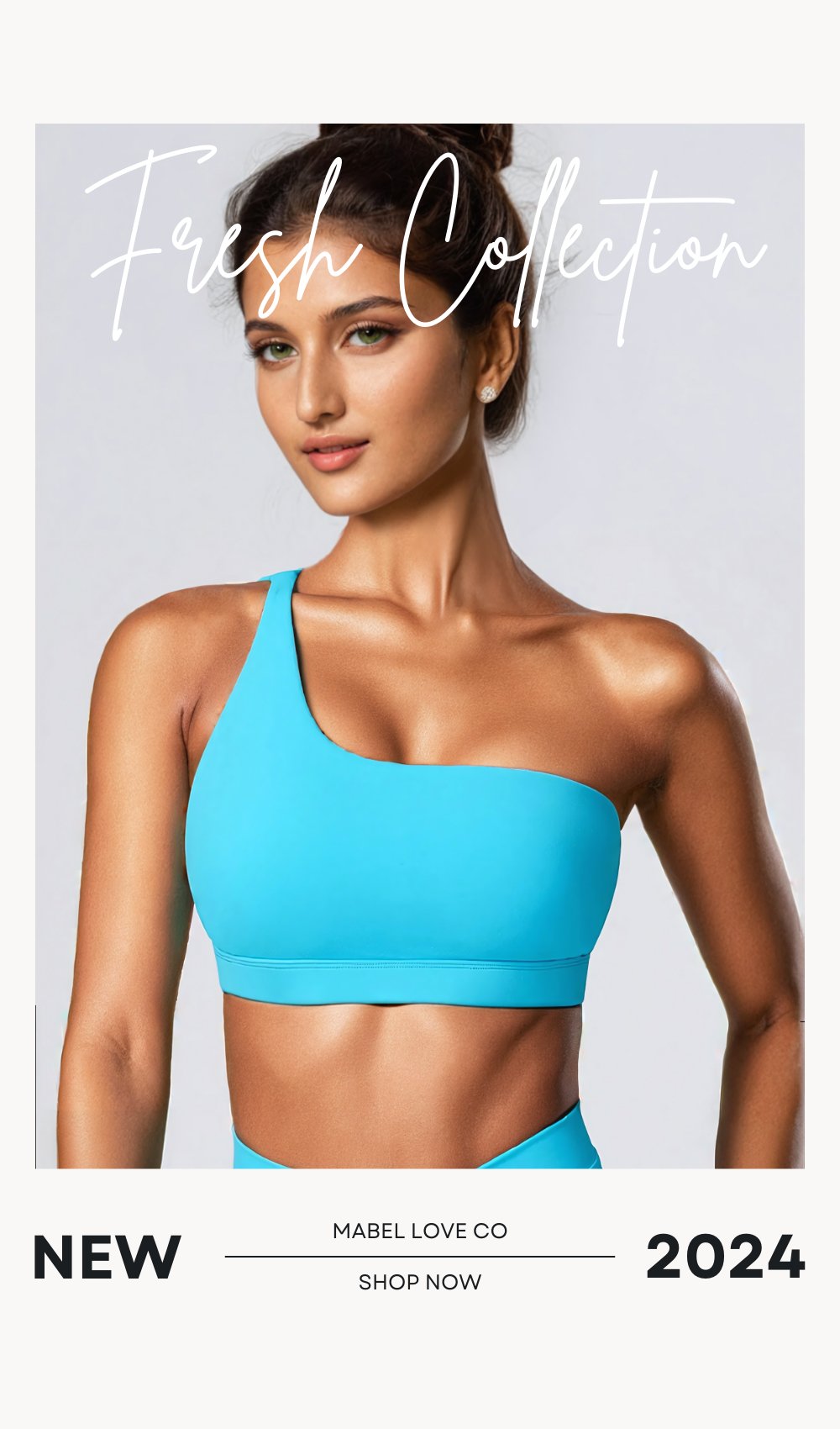 One Shoulder Sports Bra