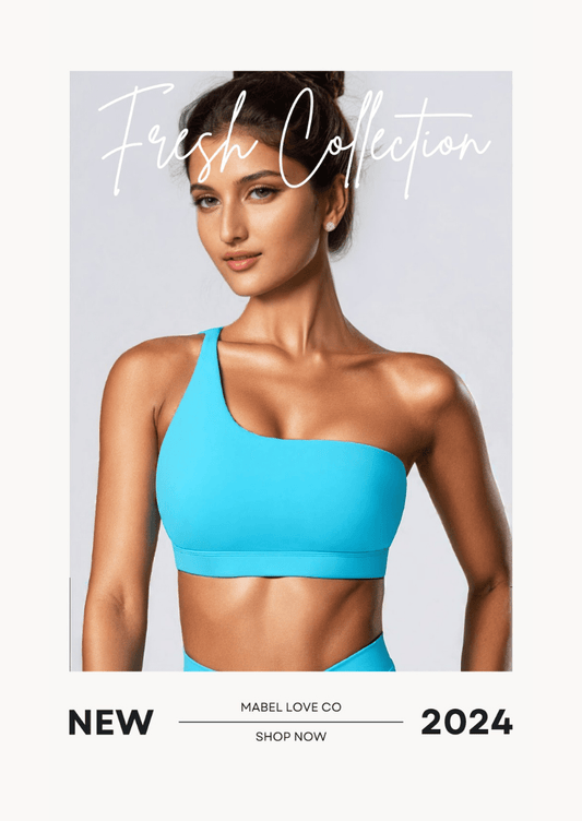 One Shoulder Sports Bra