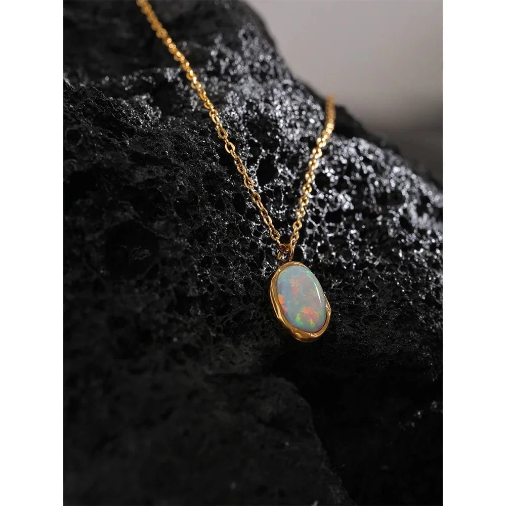 Opal Pendant Necklaces