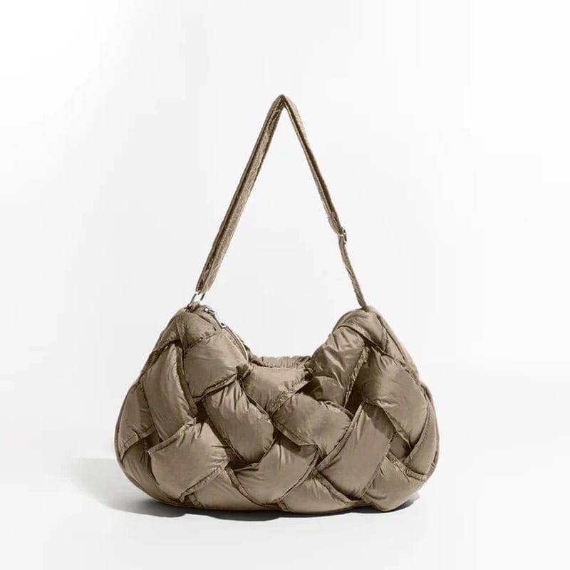 Padded Shoulder Hobo Bag