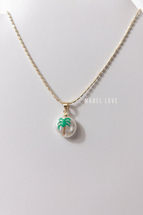 Palm Pendant Necklace