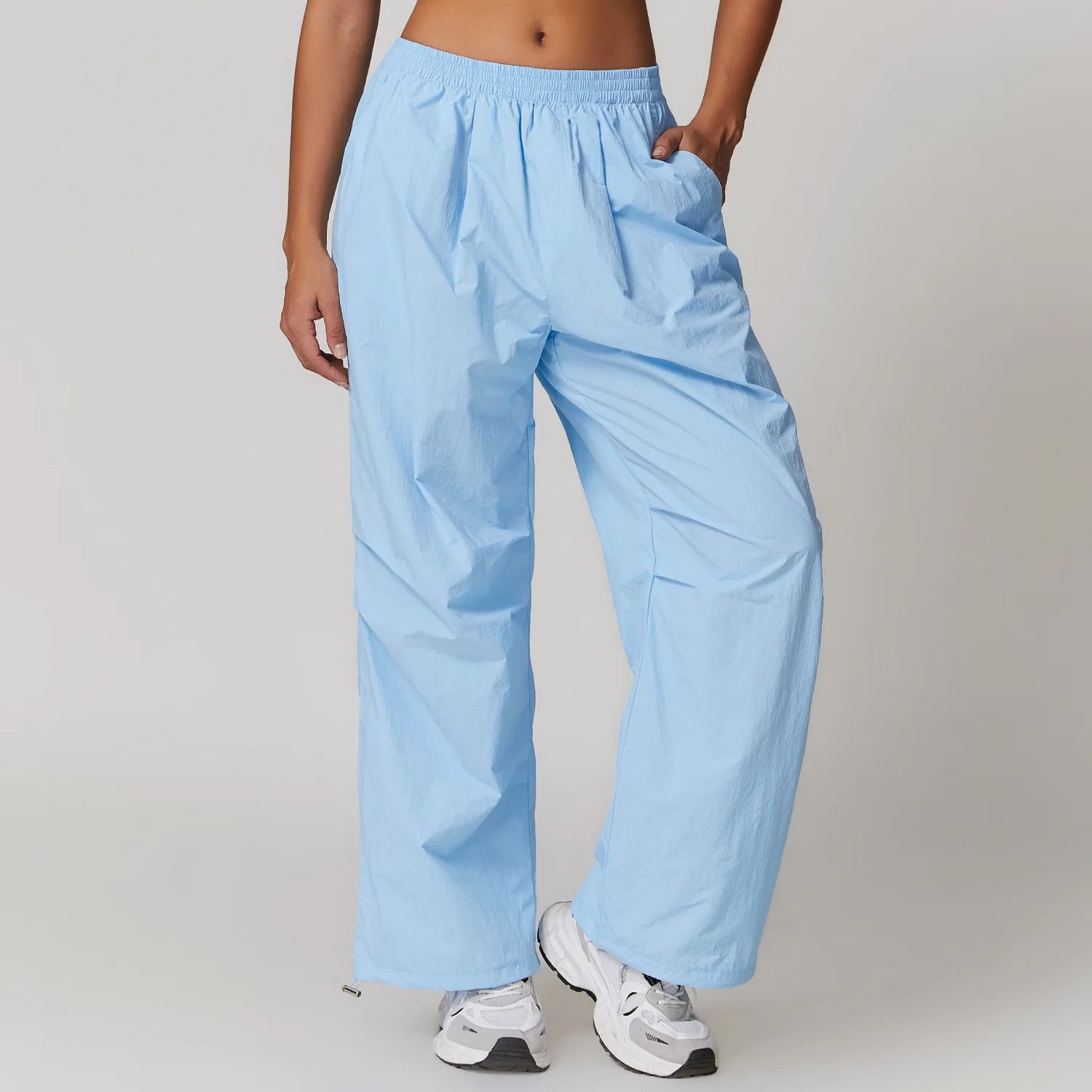 Sky Blue Parachute Pants