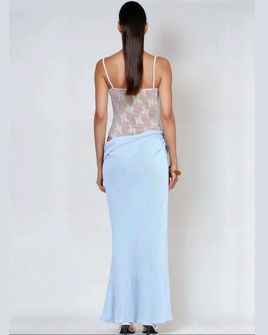 Patchwork Mesh Bodycon – Party Evening Dress