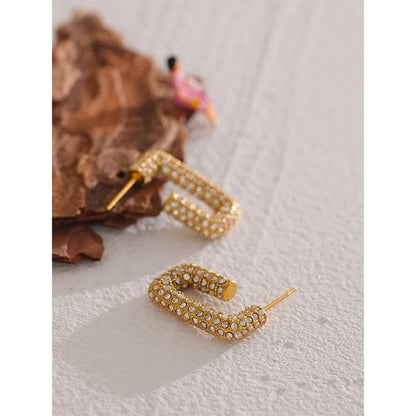 Pave Earrings