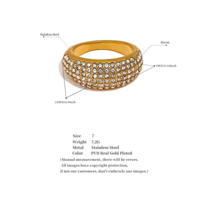 Pavé - Set Band Rings