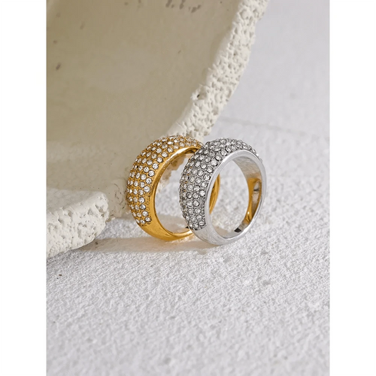 Pavé - Set Band Rings