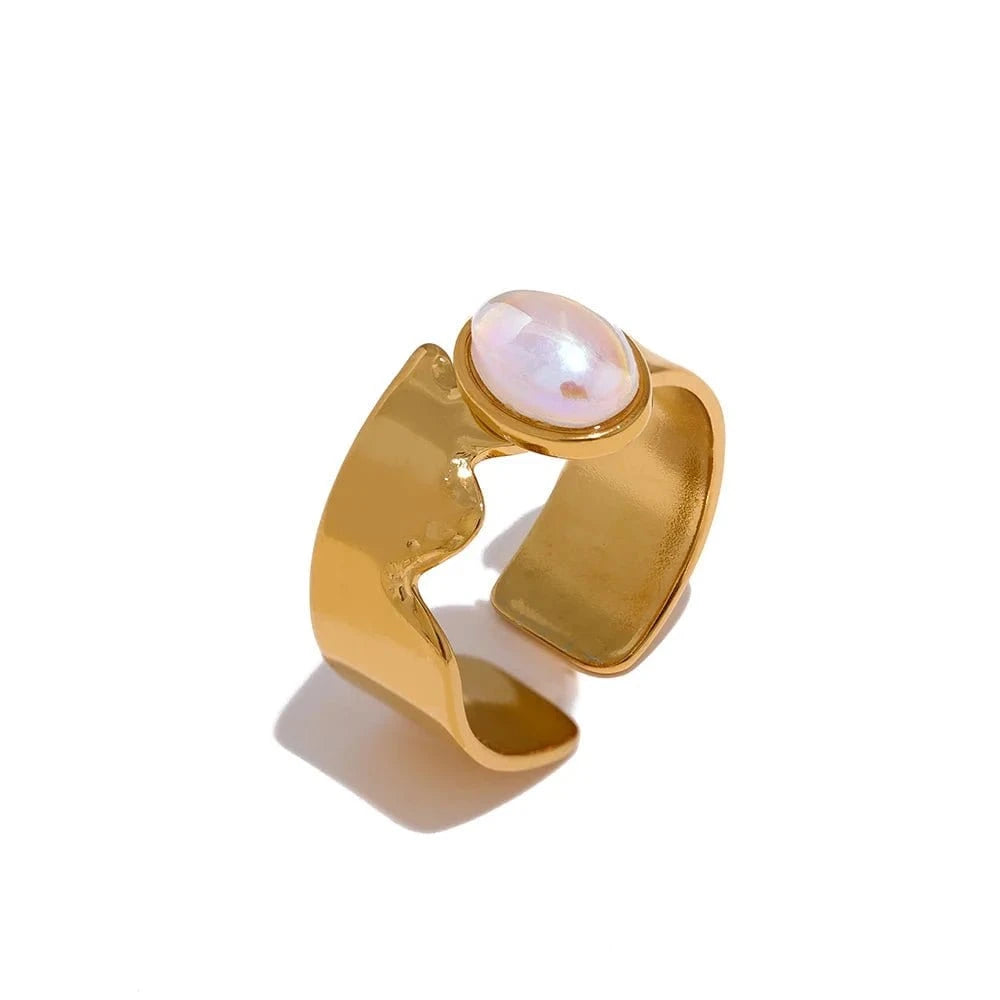 Pearl Adjustable Rings