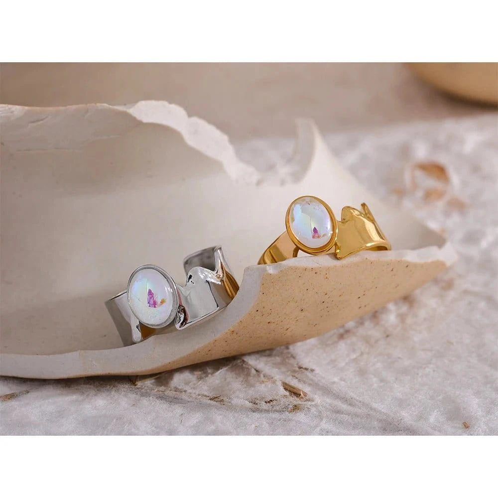 Pearl Adjustable Rings