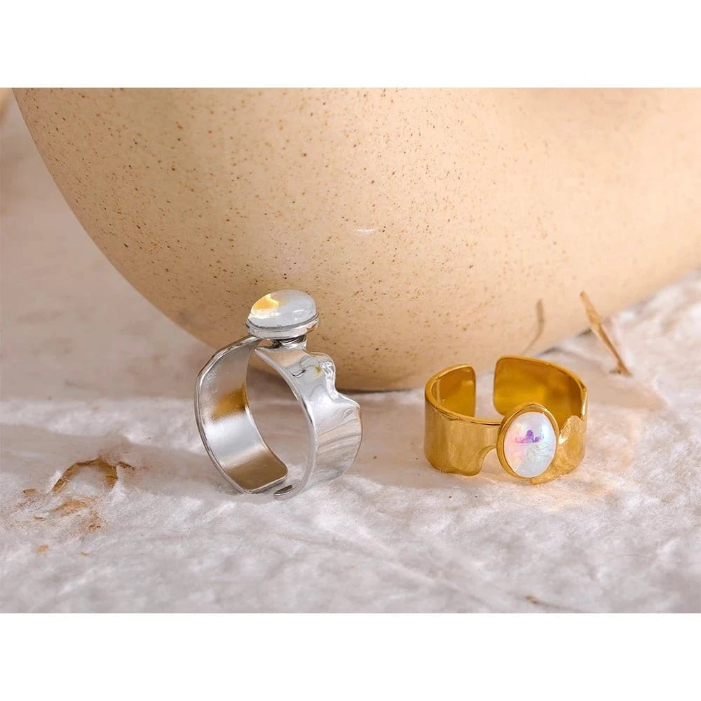 Pearl Adjustable Rings