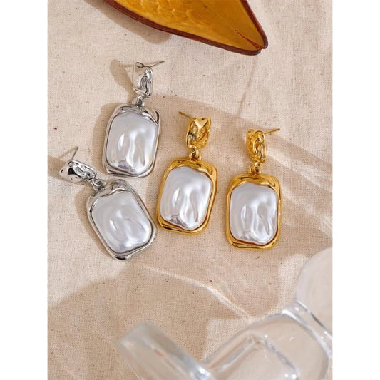 Pearlescent Dangle Earrings