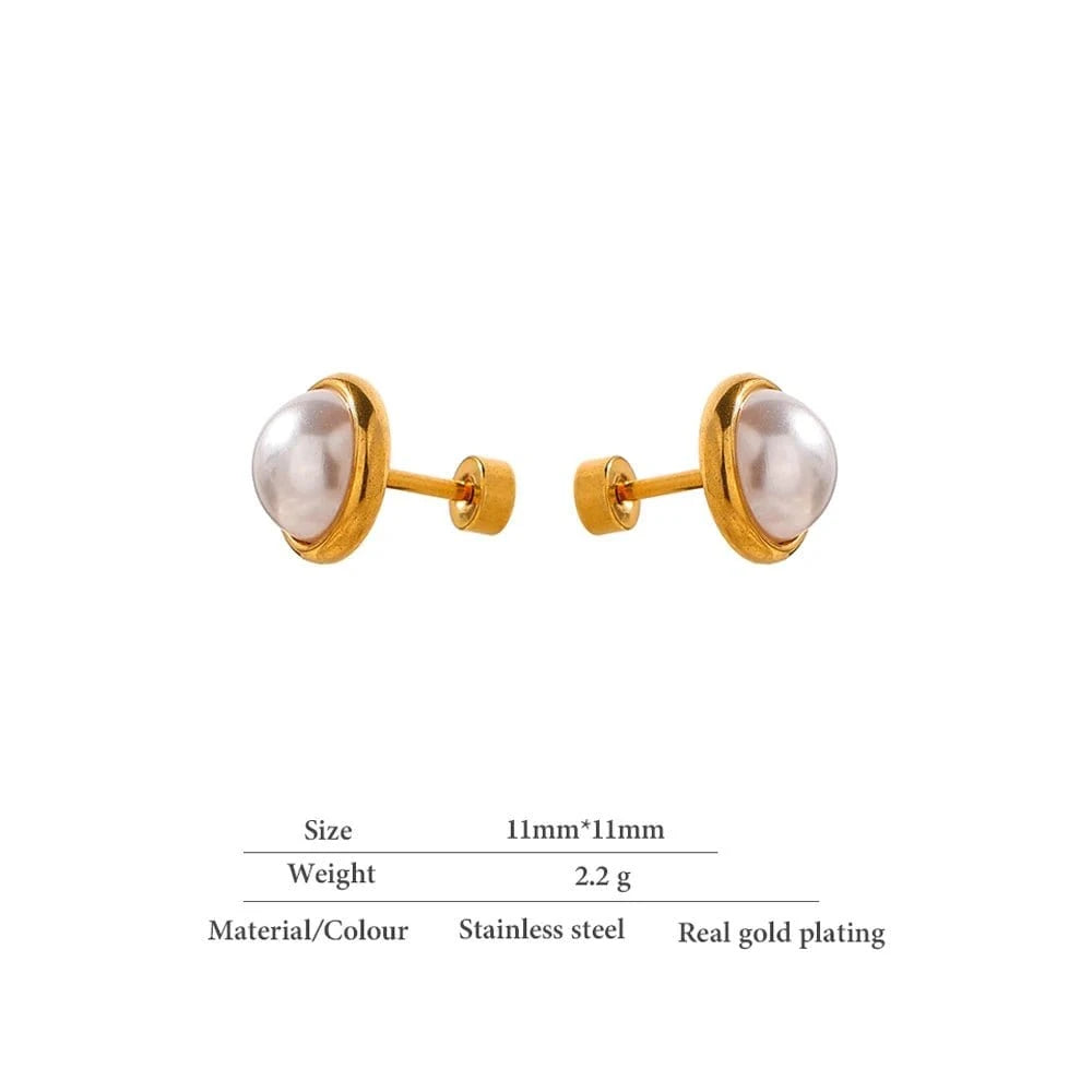 Pearls Stud Earrings