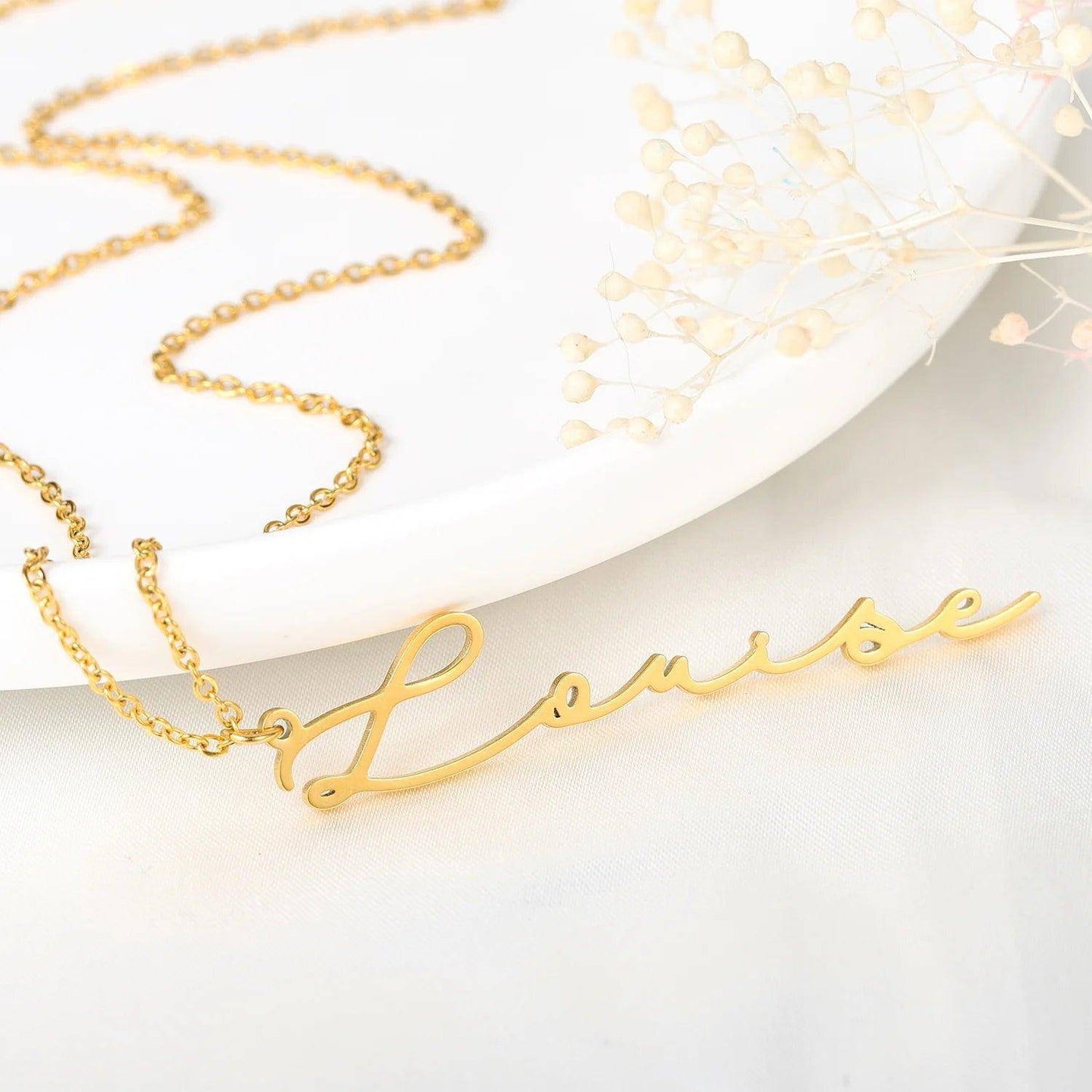 Personalized Handwriting Necklace