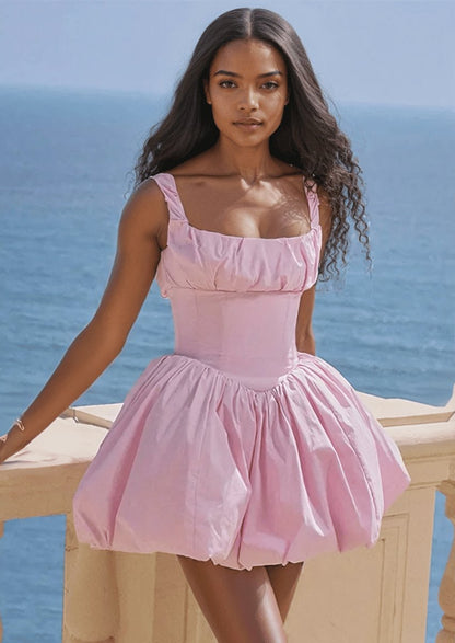 pink babydoll dress