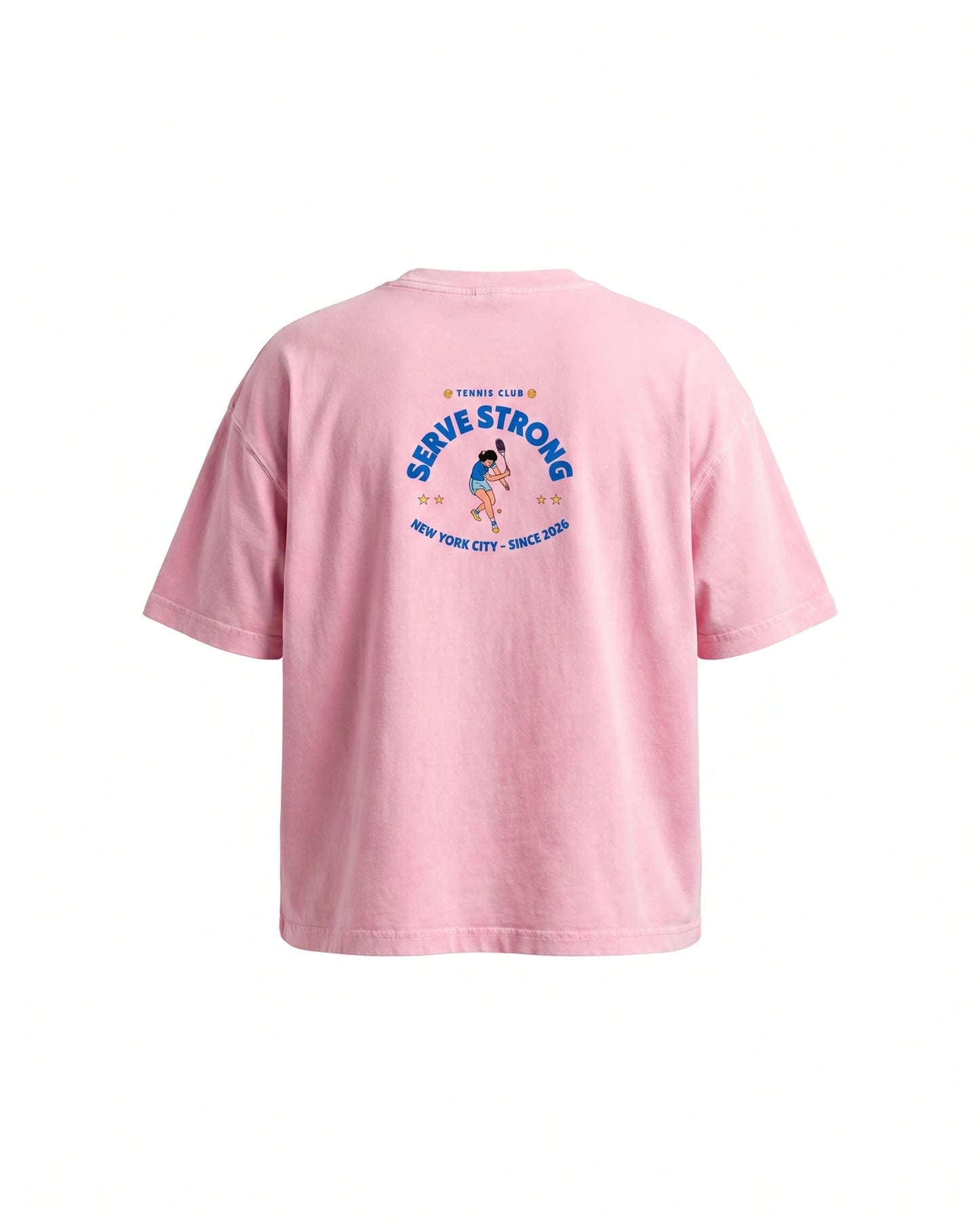 Tennis Club Boxy Cotton T-Shirt