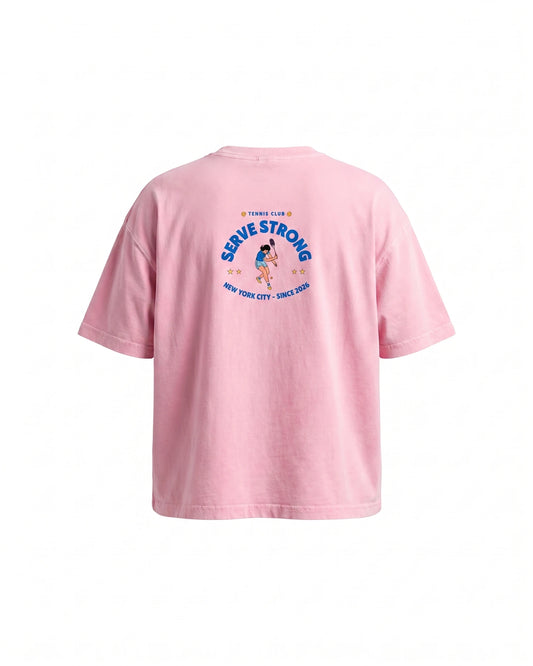 Tennis Club Boxy Cotton T-Shirt