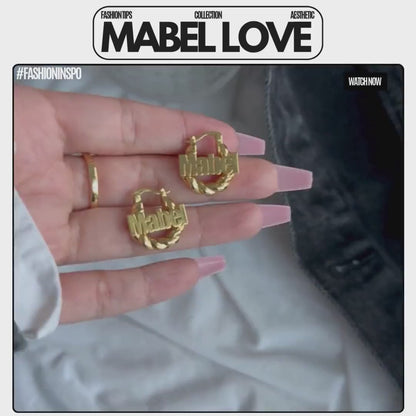 BRAT Custom Hoop Earrings