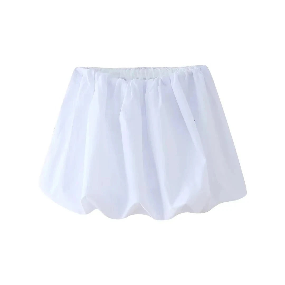 Puff Mini Skirts