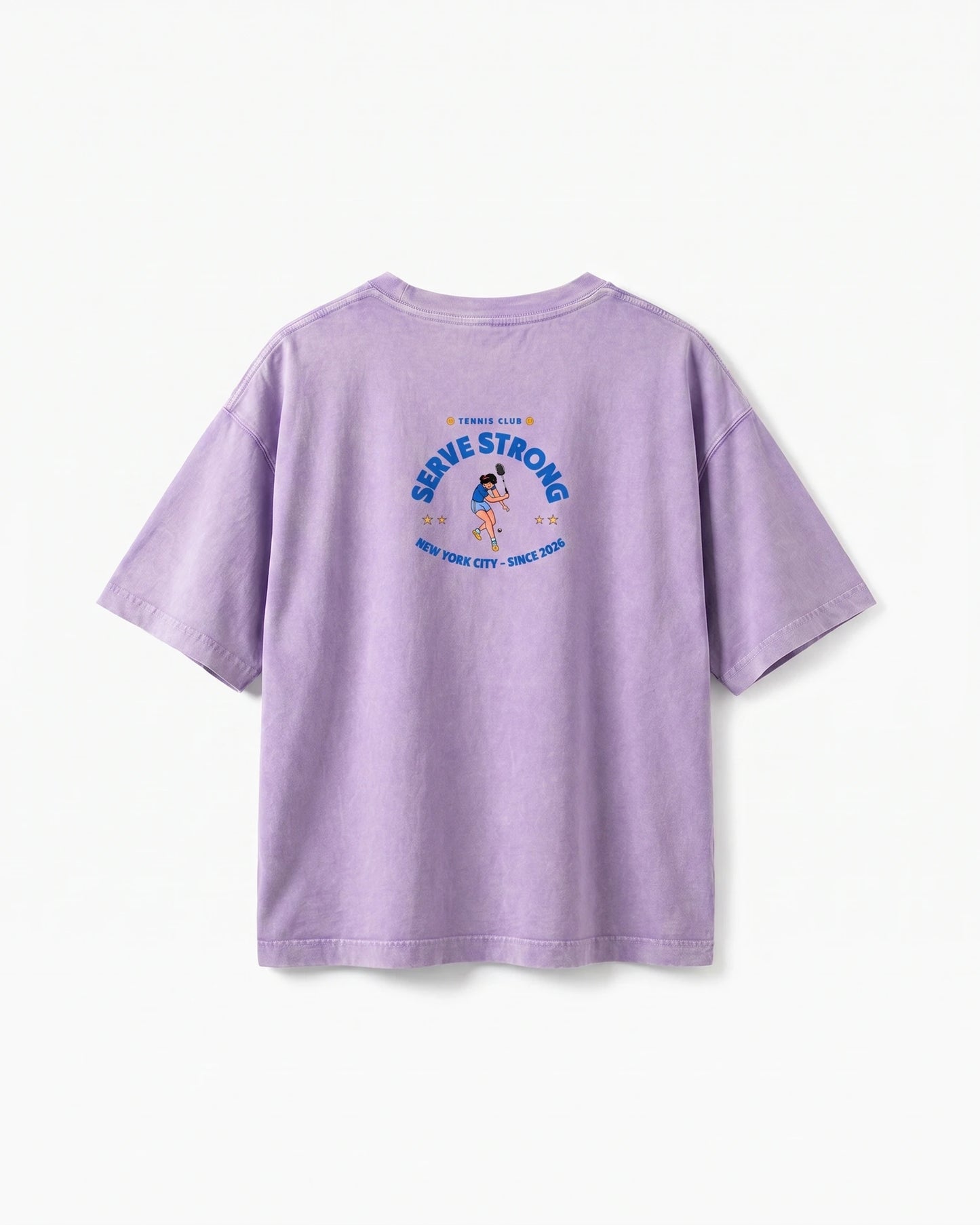 Tennis Club Boxy Cotton T-Shirt