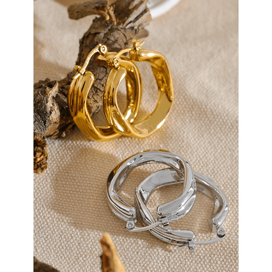 Radiant Rounds Hoop Earrings