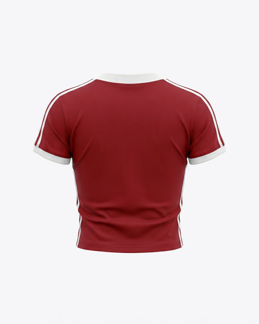 Von D V-Neck Crop T-Shirt