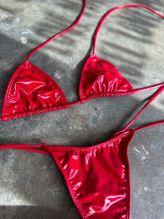 Red Bikini - Mabel Love Co - Swimwear