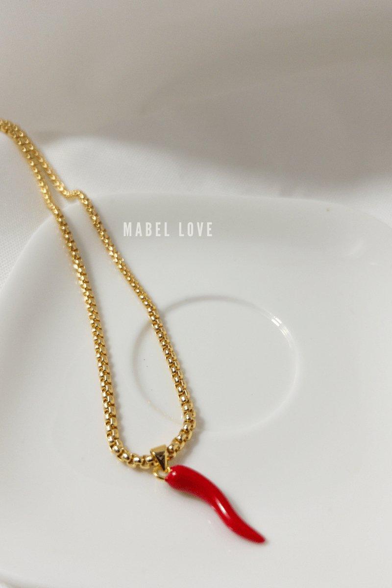 Red Pepper Charm Necklace