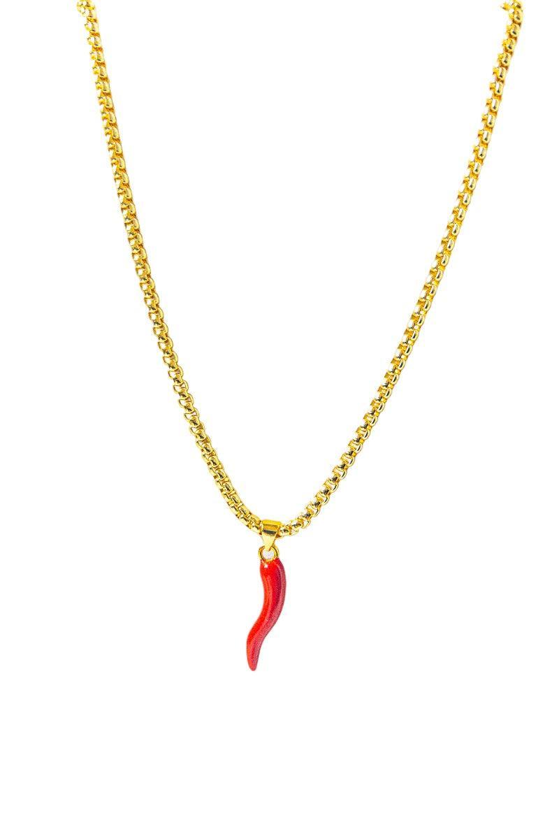 Red Pepper Charm Necklace