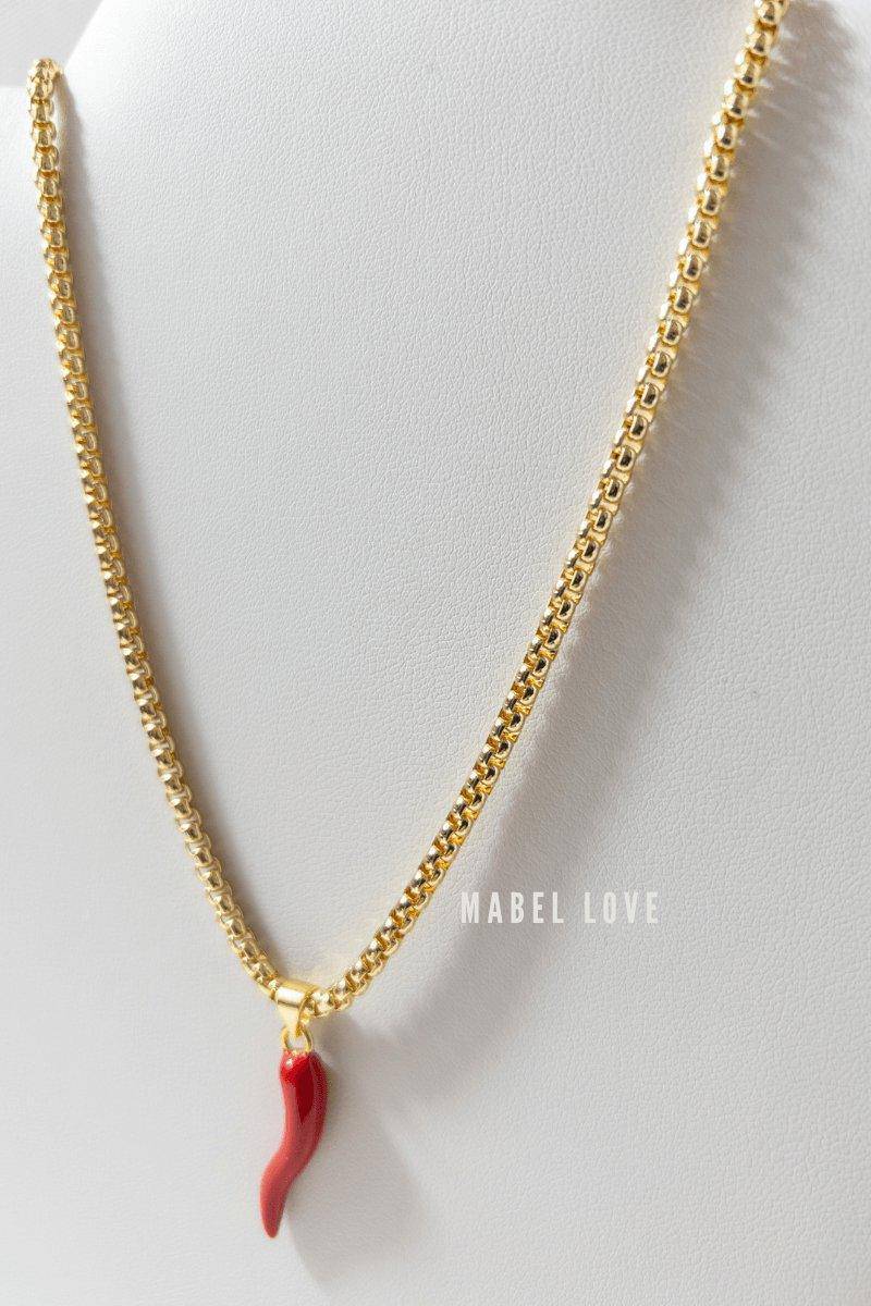 Red Pepper Charm Necklace