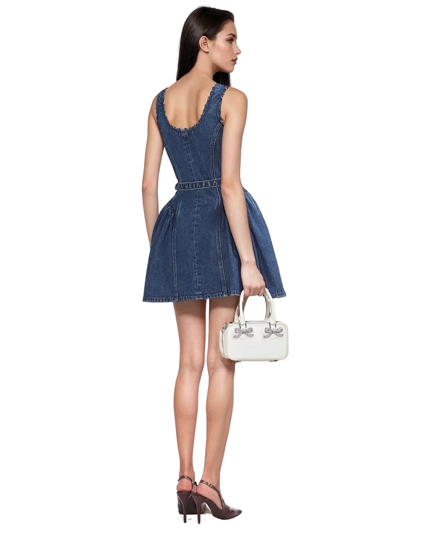 Retro Chic Denim Dress / Mabel Love Co Denim / M Retro Chic Denim Dress / Mabel Love Co Denim / M