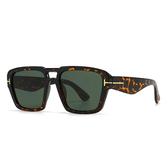 Retro Square Frame Sunglasses