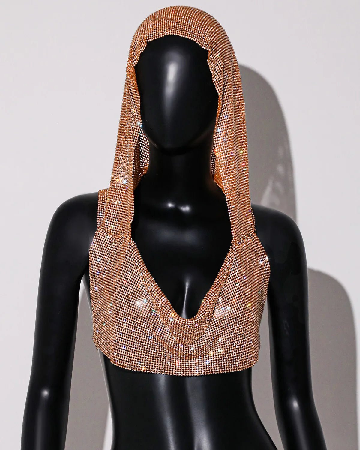 Rhinestone Crop Top