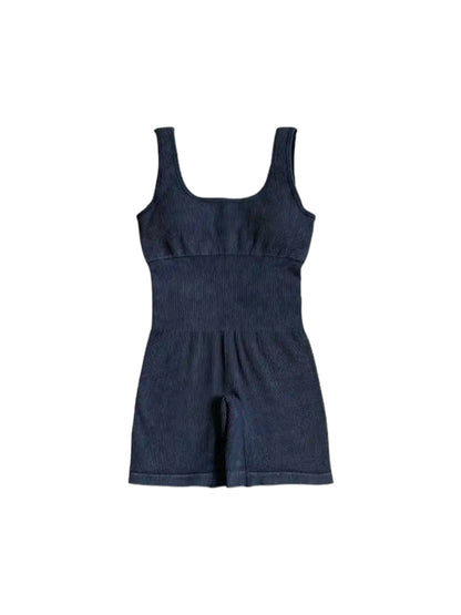 Ribbed Slate Romper