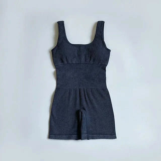 Ribbed Tank Top Rompers