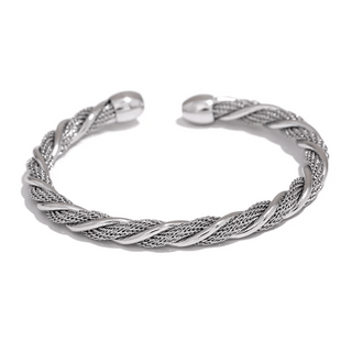 Rope Open Bangle Bracelets - Mabel Love Co - Bangle Bracelet