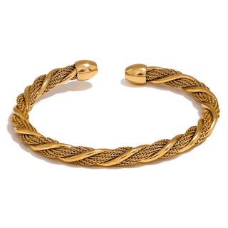 Rope Open Bangle Bracelets - Mabel Love Co - Bangle Bracelet