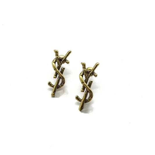 Gold Saint Laurent Earrings