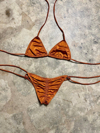 Scrunch Bikini Copper