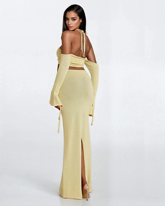Seductive Tube Top & Skirt Set