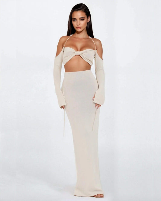 Seductive Tube Top & Skirt Set