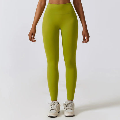 Matcha Green High - Waist Fitness Leggings