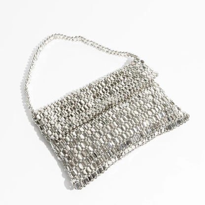 Silver Chainmail Evening Bag - Full Details